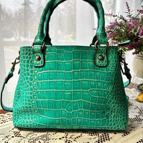 Patricia Nash Norcia Leather Crossbody Excellent Condition - Picture 2 of 6